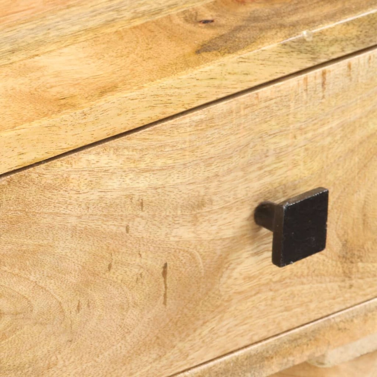 vidaXL Stolik konsola, 115x35x76 cm, lite drewno mango