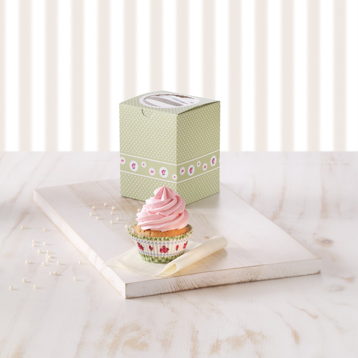 Pudełka prezentowe COTTAGE GARDEN na 1 cupcake - 2 szt. / Birkmann