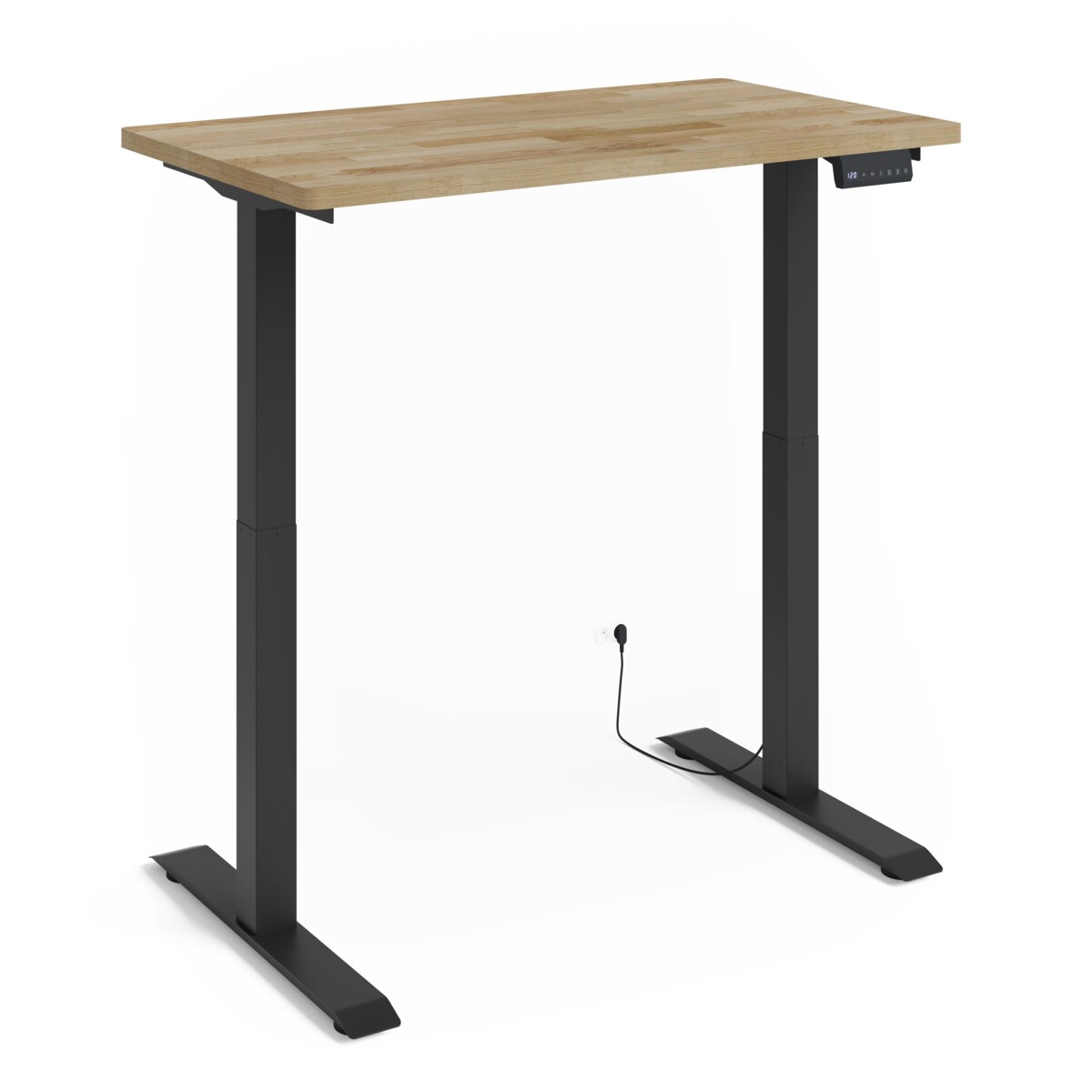 Biurko elektryczne z regulacją BIMotion 2S 120x65 czarny/dąb