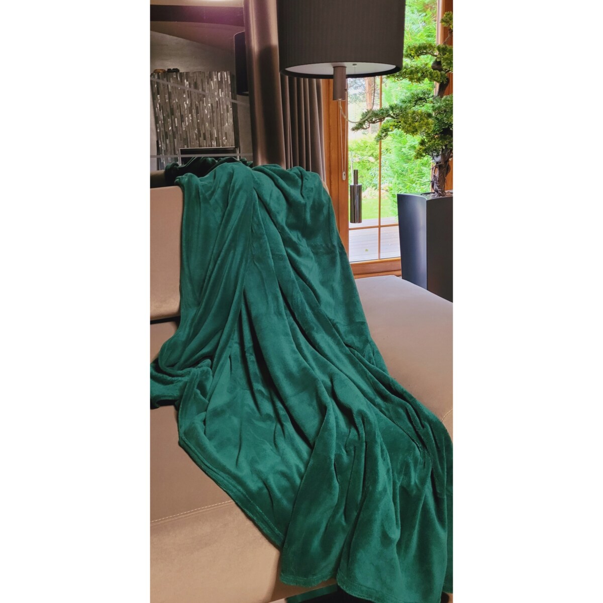 KOC POLAROWY 150x200 cm ZIELONY