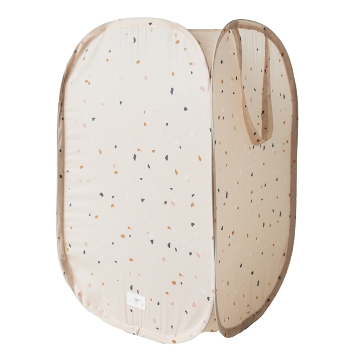 3 Sprouts Kosz Na Pranie i Zabawki Pop-up Terrazzo Beige