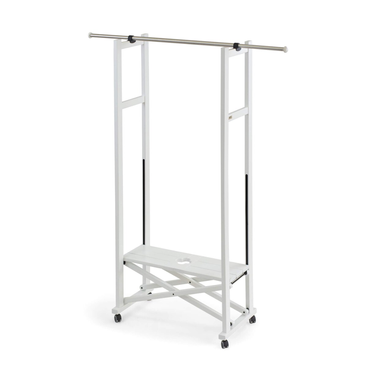 ARREDAMENTI ELIOS Stojak na ubrania - 37 x 78 cm, Biały