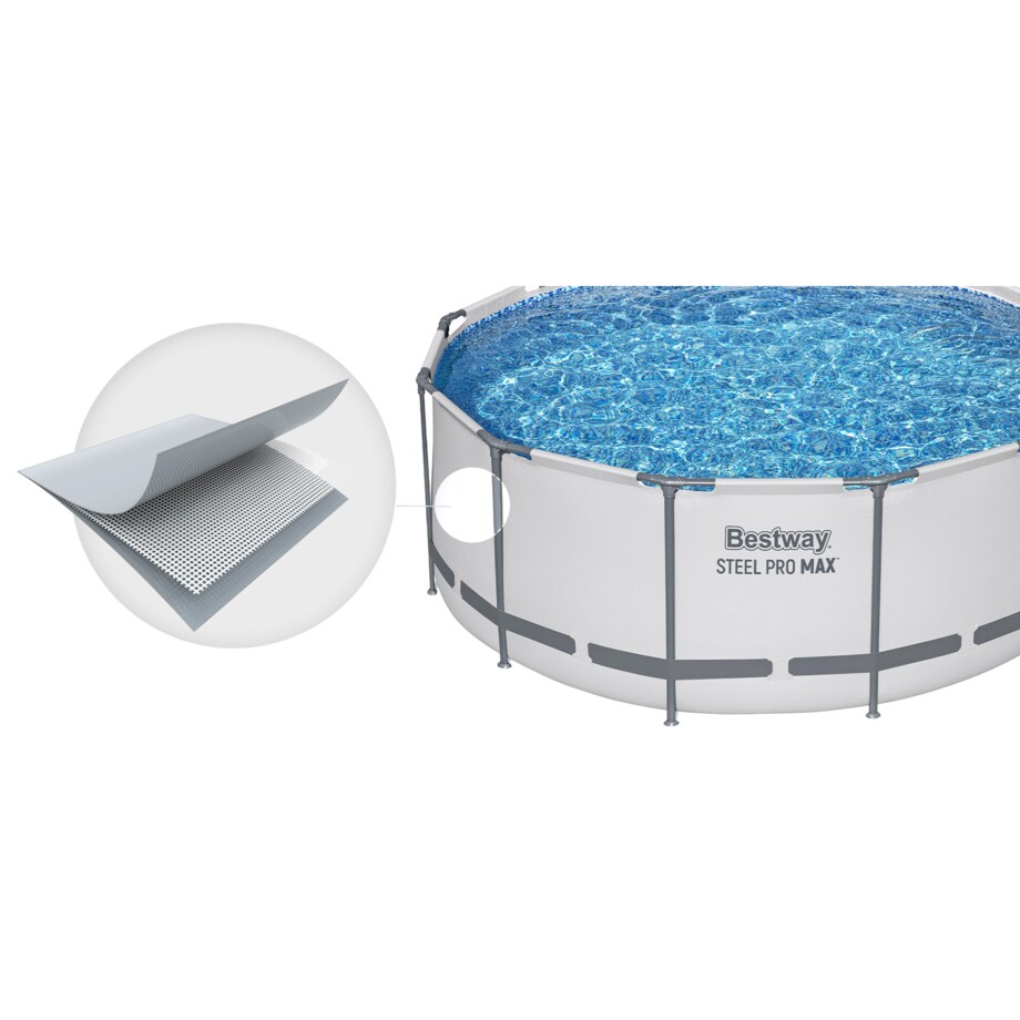 Basen ogrodowy stelażowy 366x122 cm BESTWAY zestaw 17w1