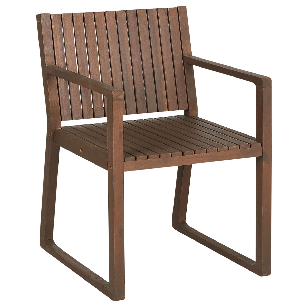 Krzesło ogrodowe Zestaw 8 Drewno Jasnozielony SASSARI