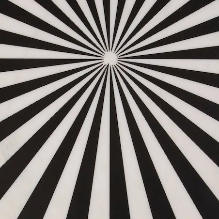 Stolik pomocniczy, boczny, Ø36 cm, marmur, Nema