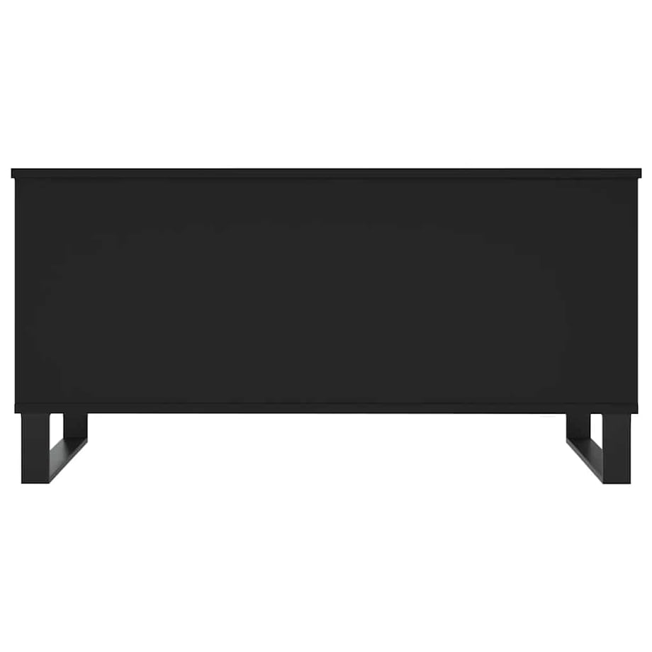 vidaXL Stolik kawowy, czarny, 90x44,5x45 cm, materiał drewnopochodny