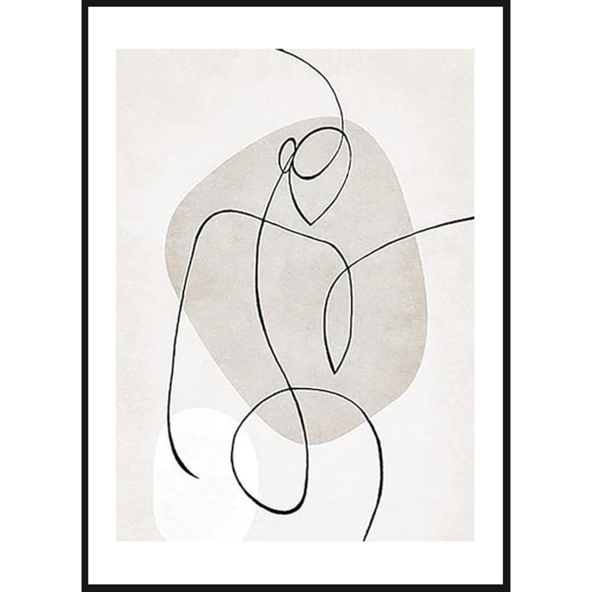 Poster Story, Plakat, Obraz - Kontury Kobiety No2, wymiary 70 x 100 cm