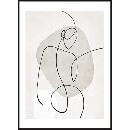 Poster Story, Plakat, Obraz - Kontury Kobiety No2, wymiary 70 x 100 cm