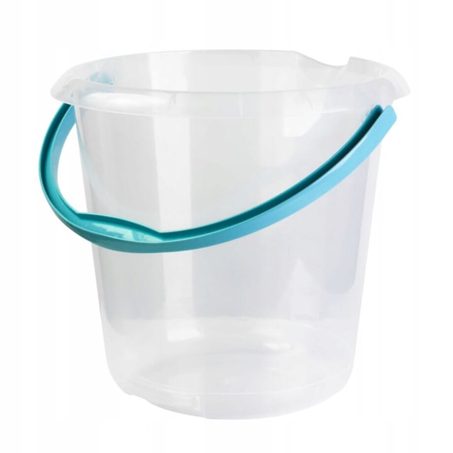 Wiadro z miarką i Dziubkiem Wylewką mika 5 l Przezroczyste z Uchwytem
