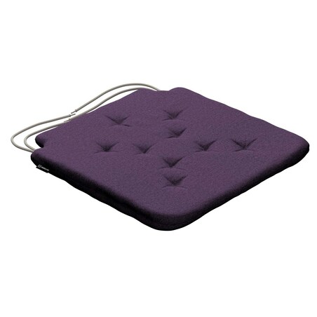 Poduszka na krzesło Olek, fioletowy, 42 x 41 x 3,5 cm, Etna