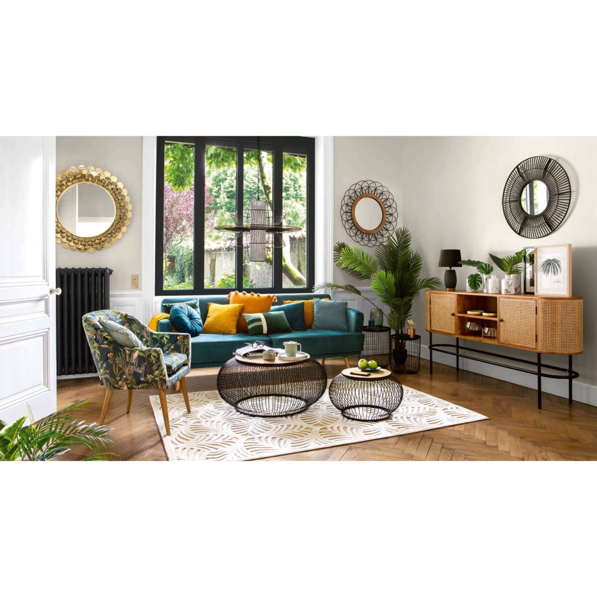 Poduszka dekoracyjna POMPONS, 40 x 40 cm