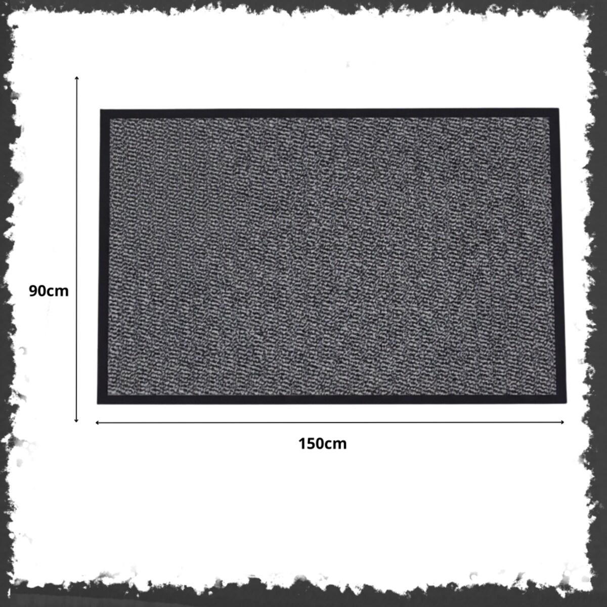 Wycieraczka pod drzwi 90X150 wejściowa gumowa antypoślizgowa zewnętrzna