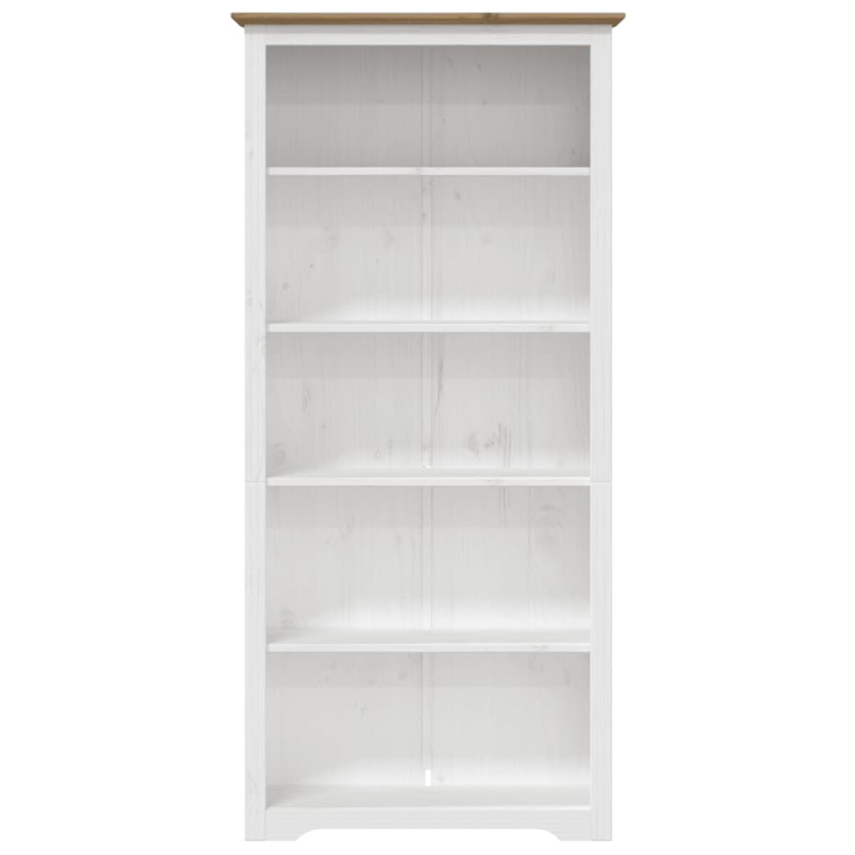 vidaXL Biblioteczka BODO, brązowa, 82x40x173 cm, sosnowa, 5 półek