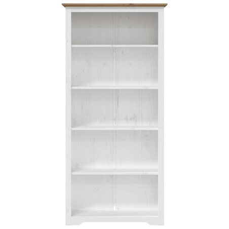 vidaXL Biblioteczka BODO, brązowa, 82x40x173 cm, sosnowa, 5 półek