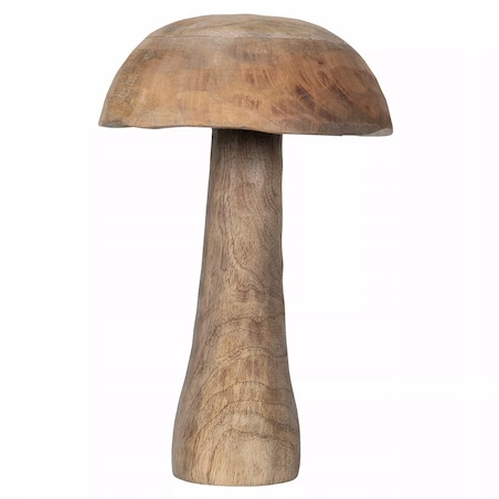 FIGURKA GRZYB GRZYBEK BOHO DREWNIANA DEKORACYJNA 20cm OZDOBA DEKORACJA