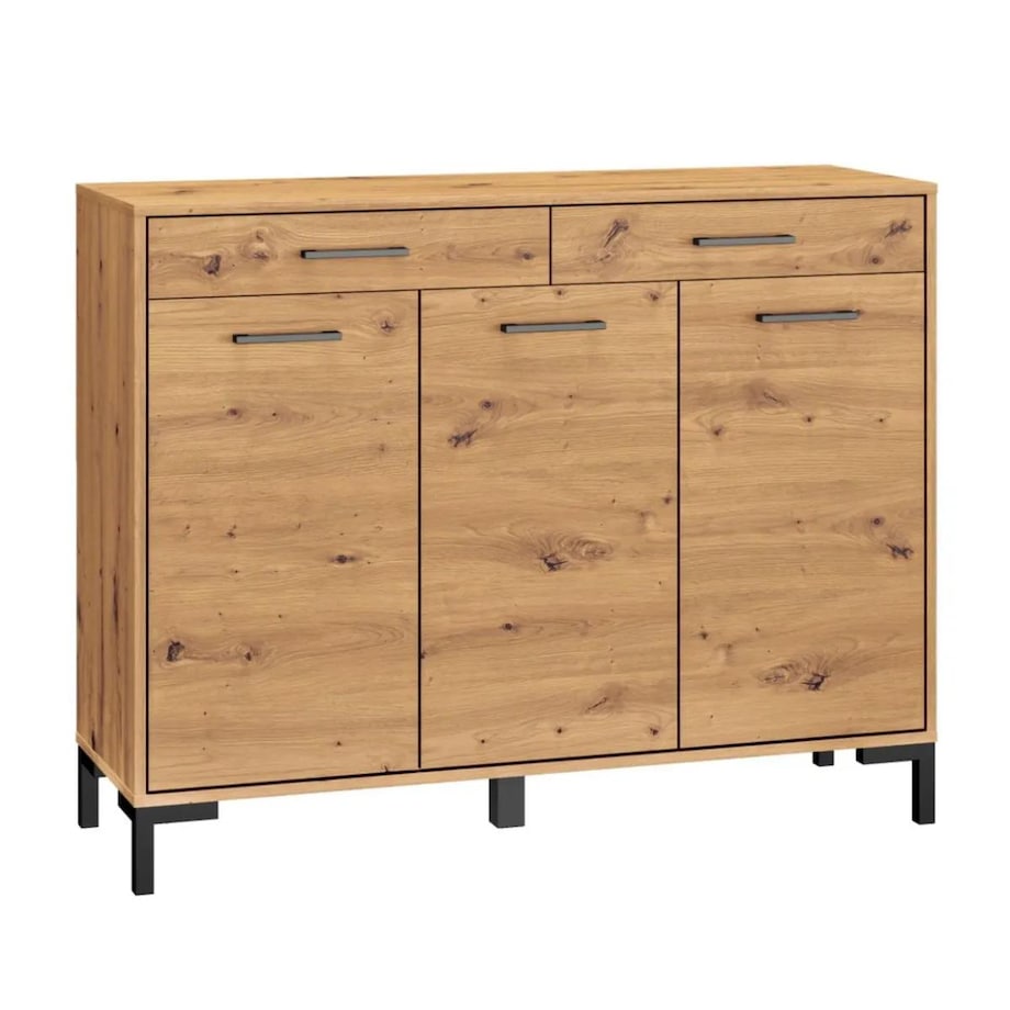 Komoda NIKOLA 120 2S3D dąb artisan