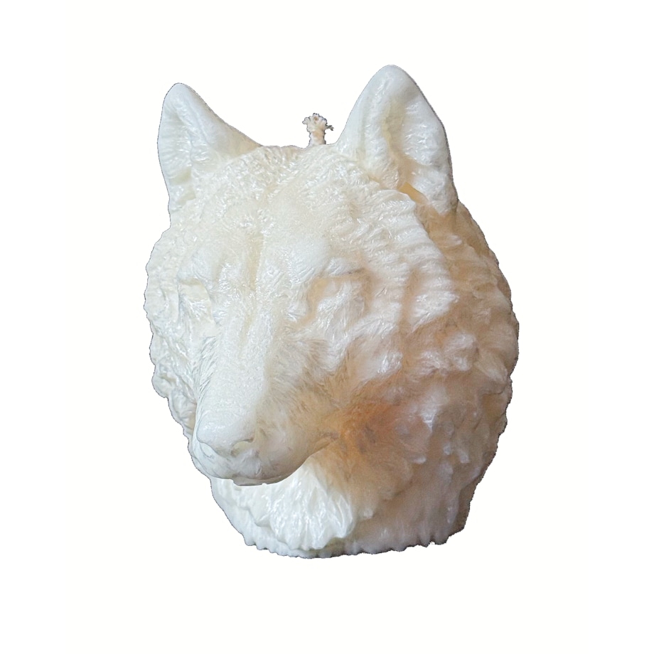 VERKOI Świeca Ozdobna Wolf Head