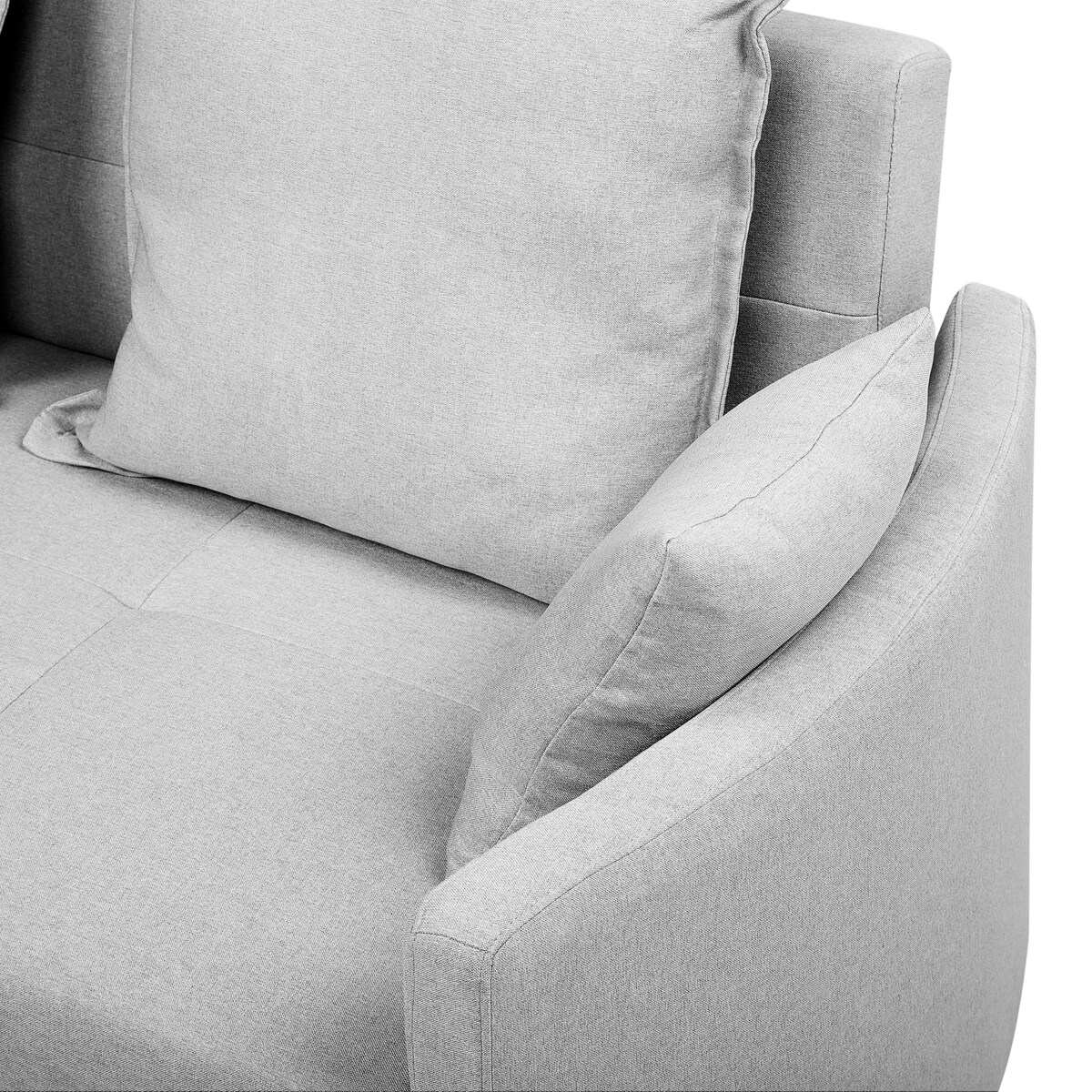 Sofa rozkładana dla 2 osób HOVIN Jasnoszary