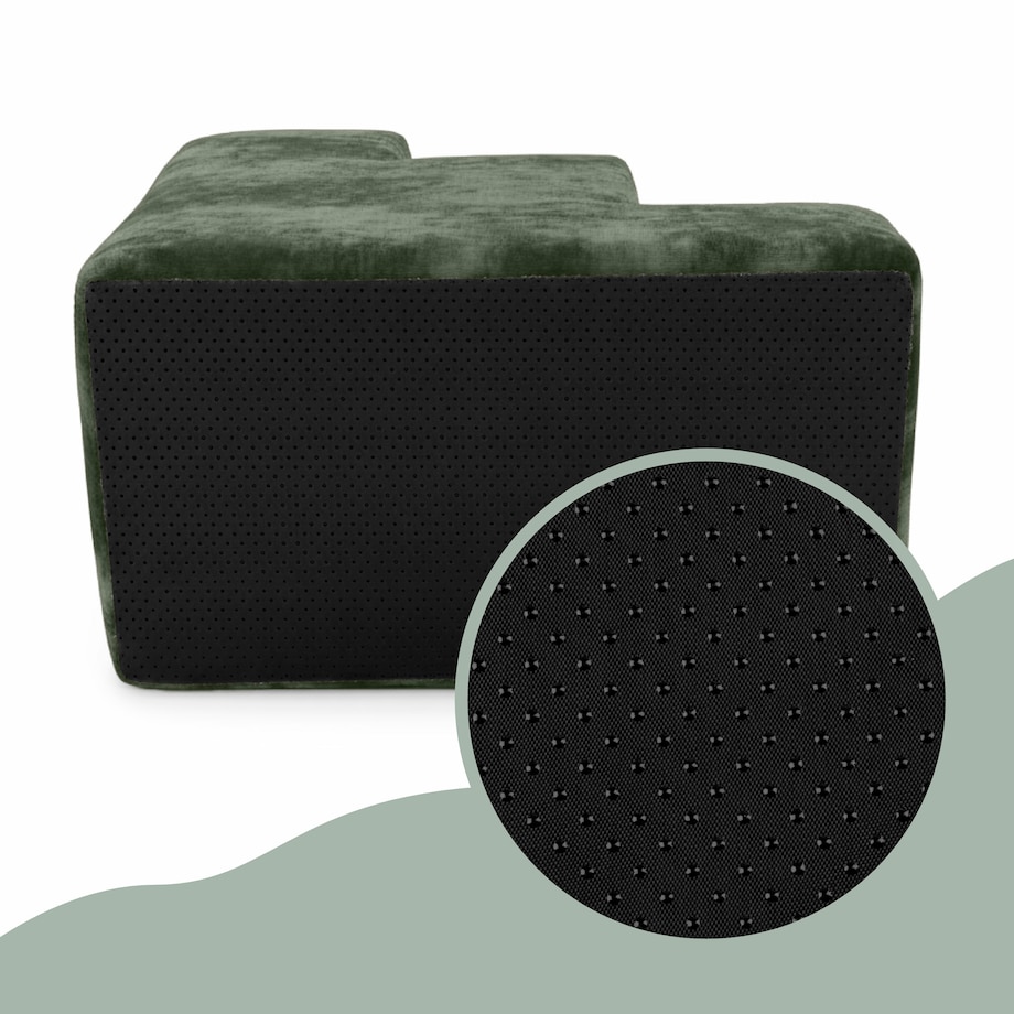 Schodki dla psa kota khaki 3 stopniowe Magic Velvet