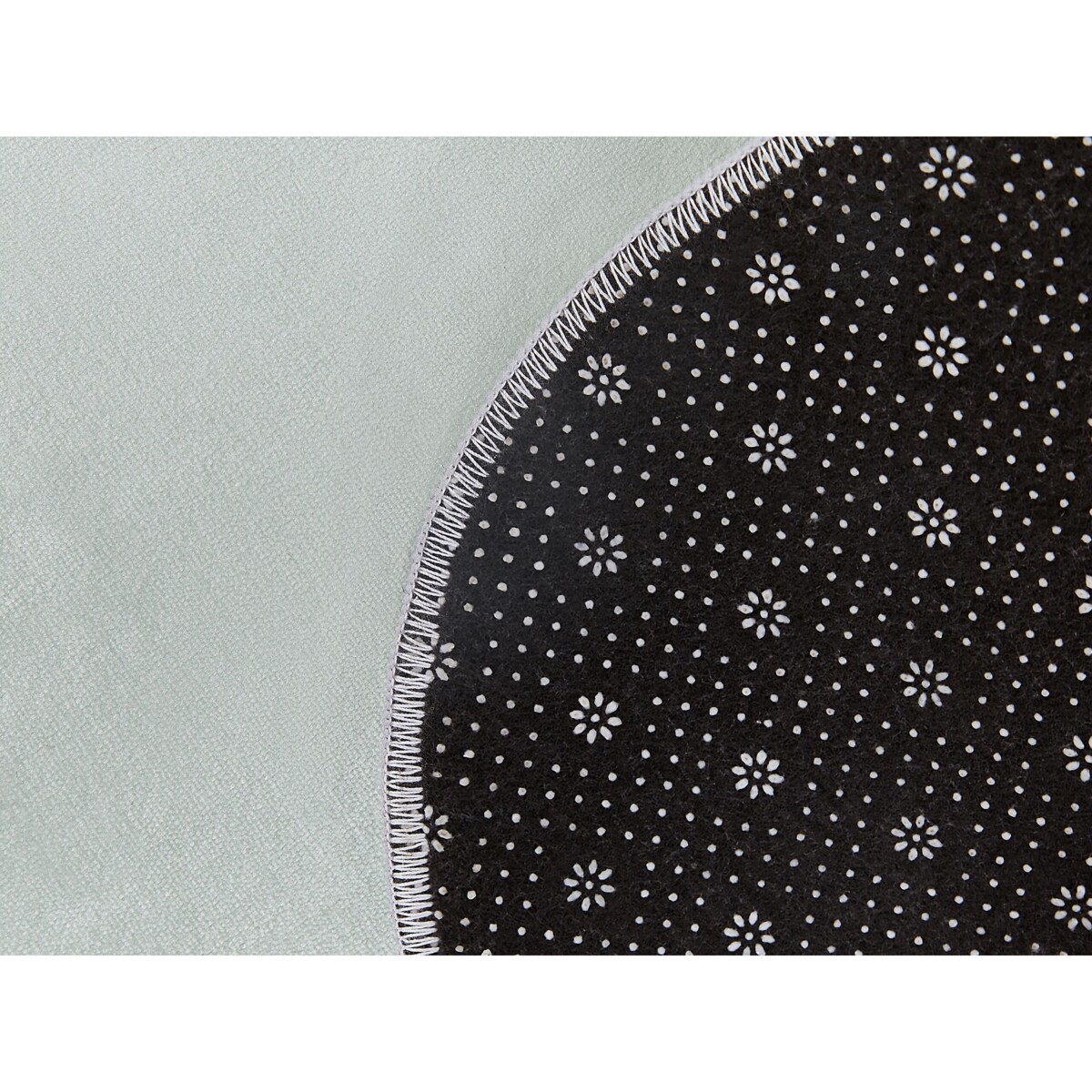 Dywan dziecięcy kształt chmury 90 x 120 cm zielony CUMULUS