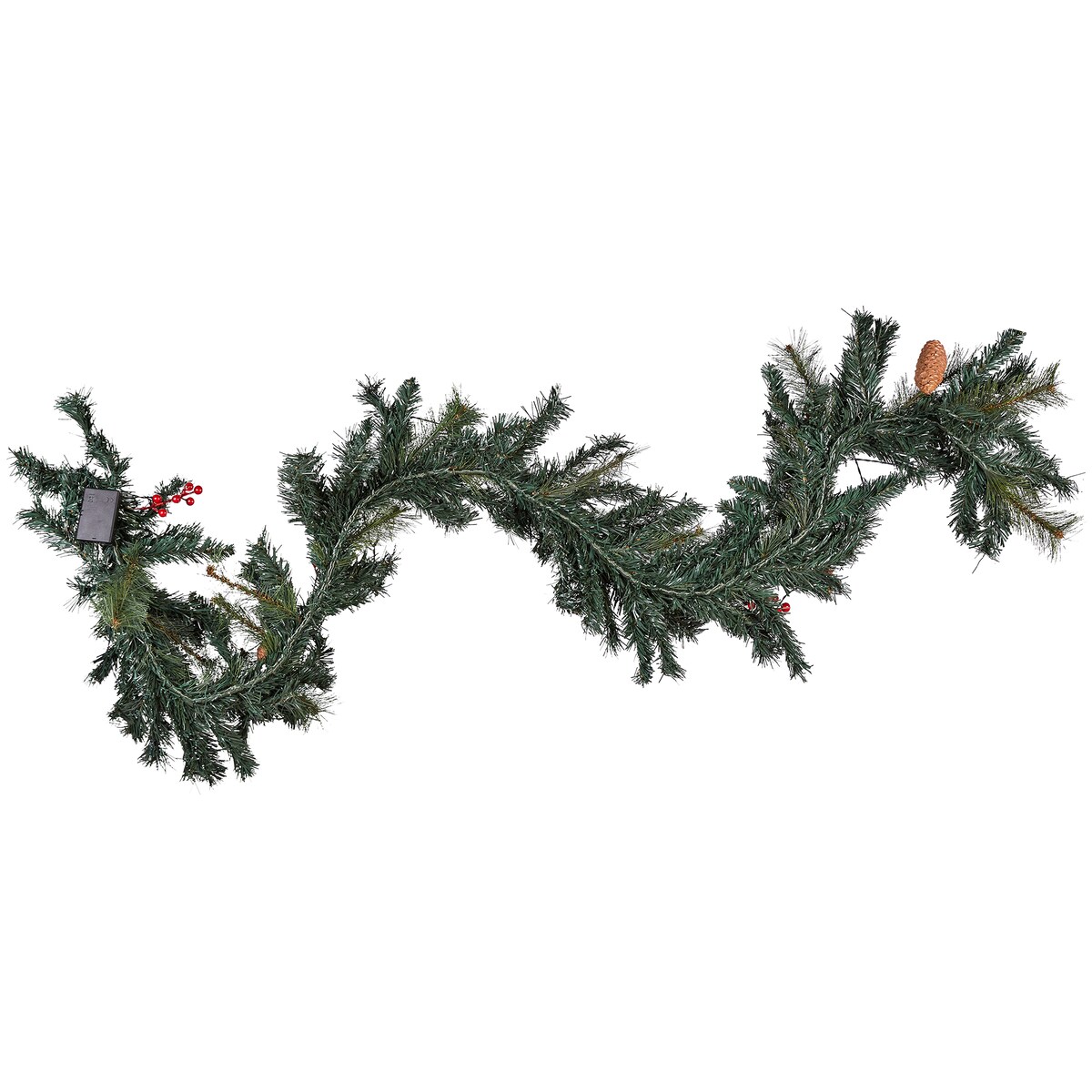 Świąteczna girlanda LED TENALA 180 cm Zielony