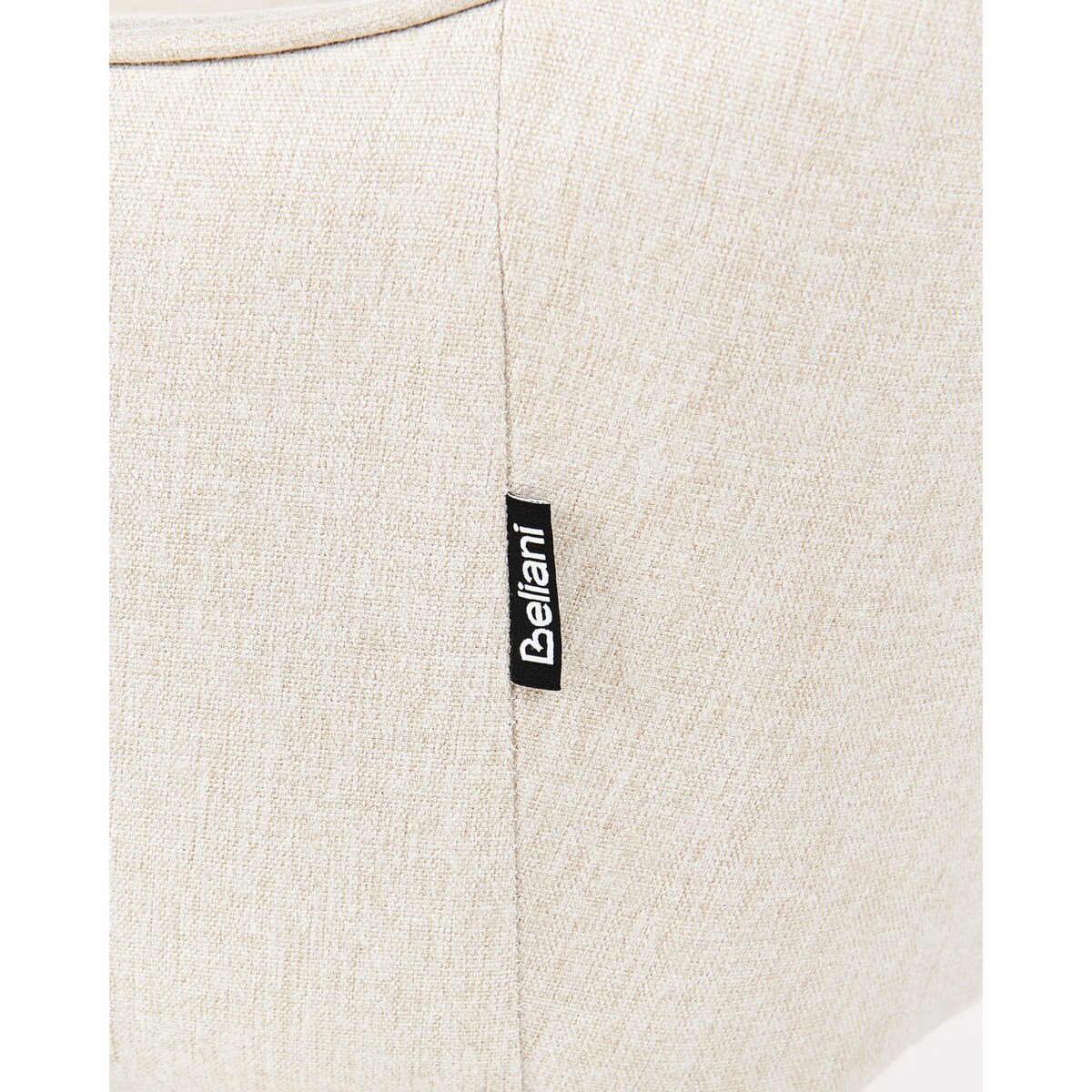 Zestaw 2 krzeseł do jadalni JODAR Tkanina Jasnobeżowy