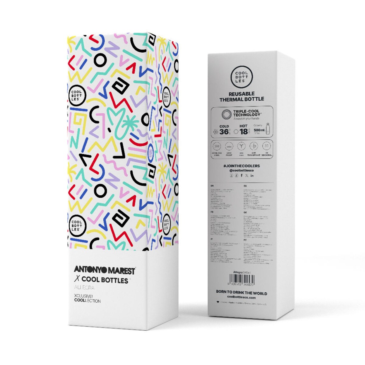 Cool Bottles Butelka termiczna 500 ml Triple cool Xclusive Allegra