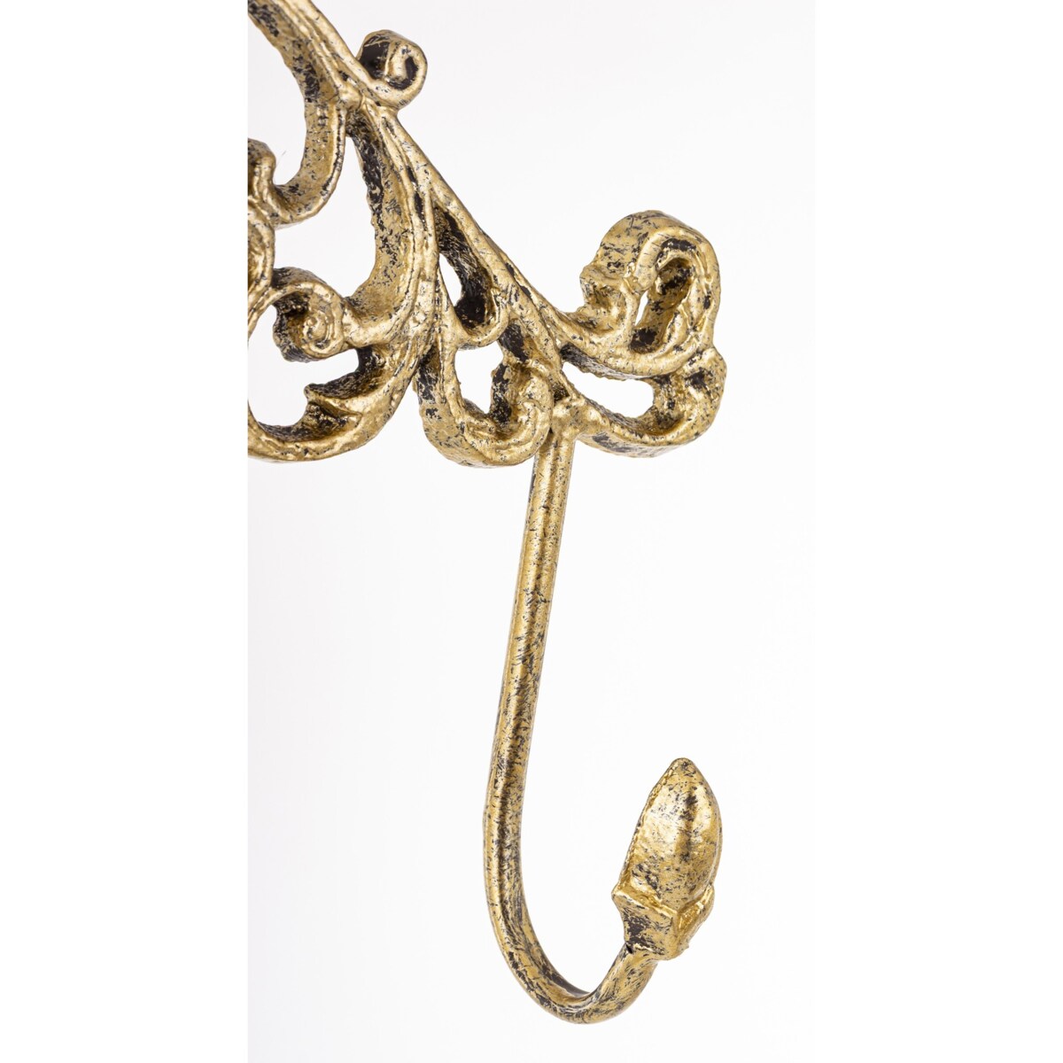 Wieszak ścienny metalowy 19,5x38x6 cm GANSO potrójny