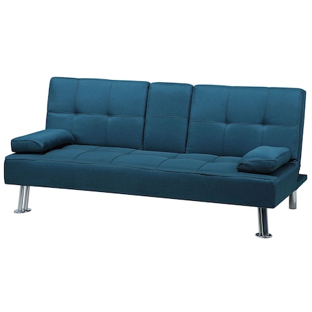 Sofa rozkładana dla 3 osób ROXEN Niebieski