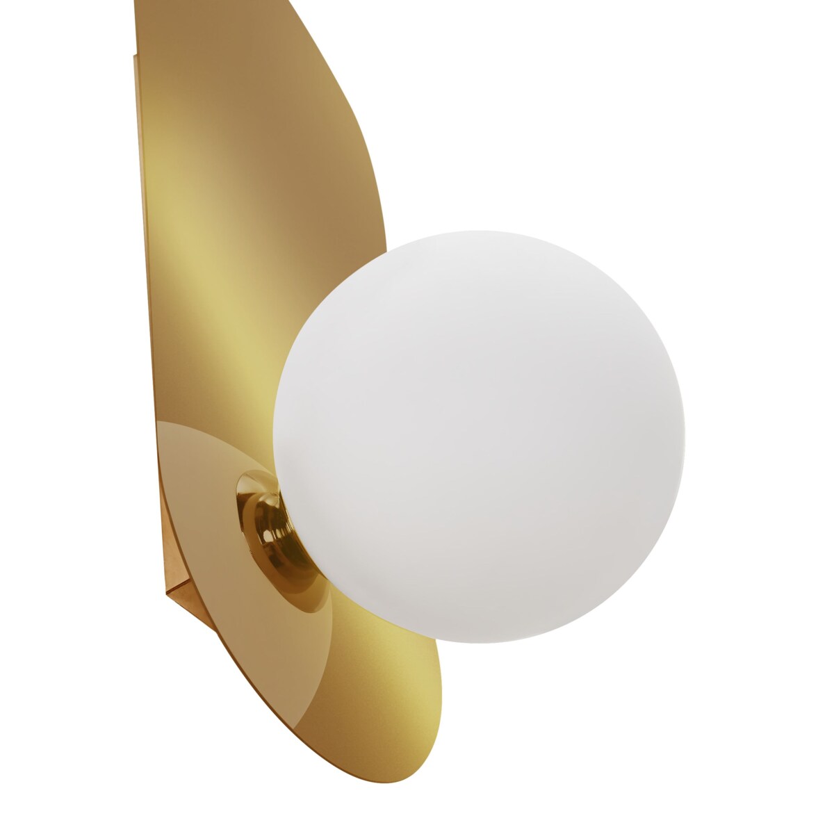 Zestaw 2 lamp ściennych LEISI Szkło Złoty