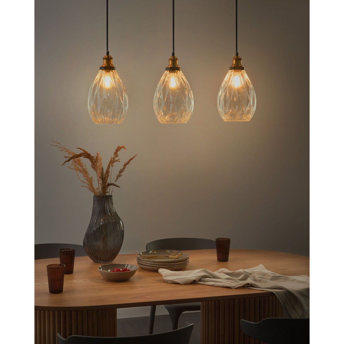 Lampa wisząca COOSA Szkło Przezroczysty