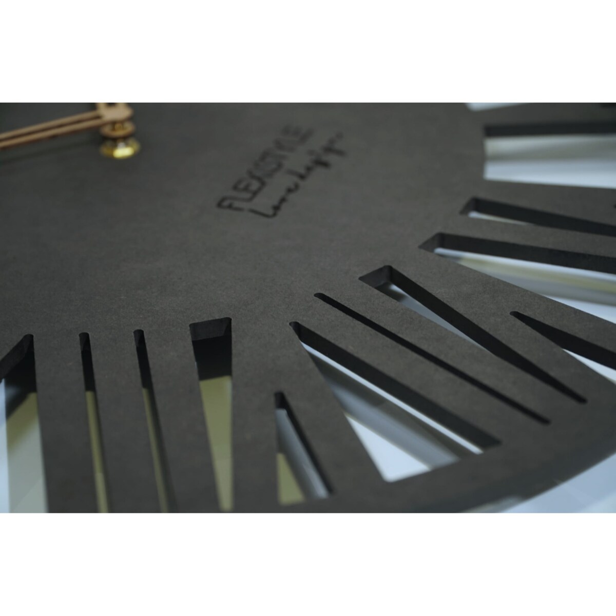 Duży zegar ścienny Loft Adulto 50cm czarny