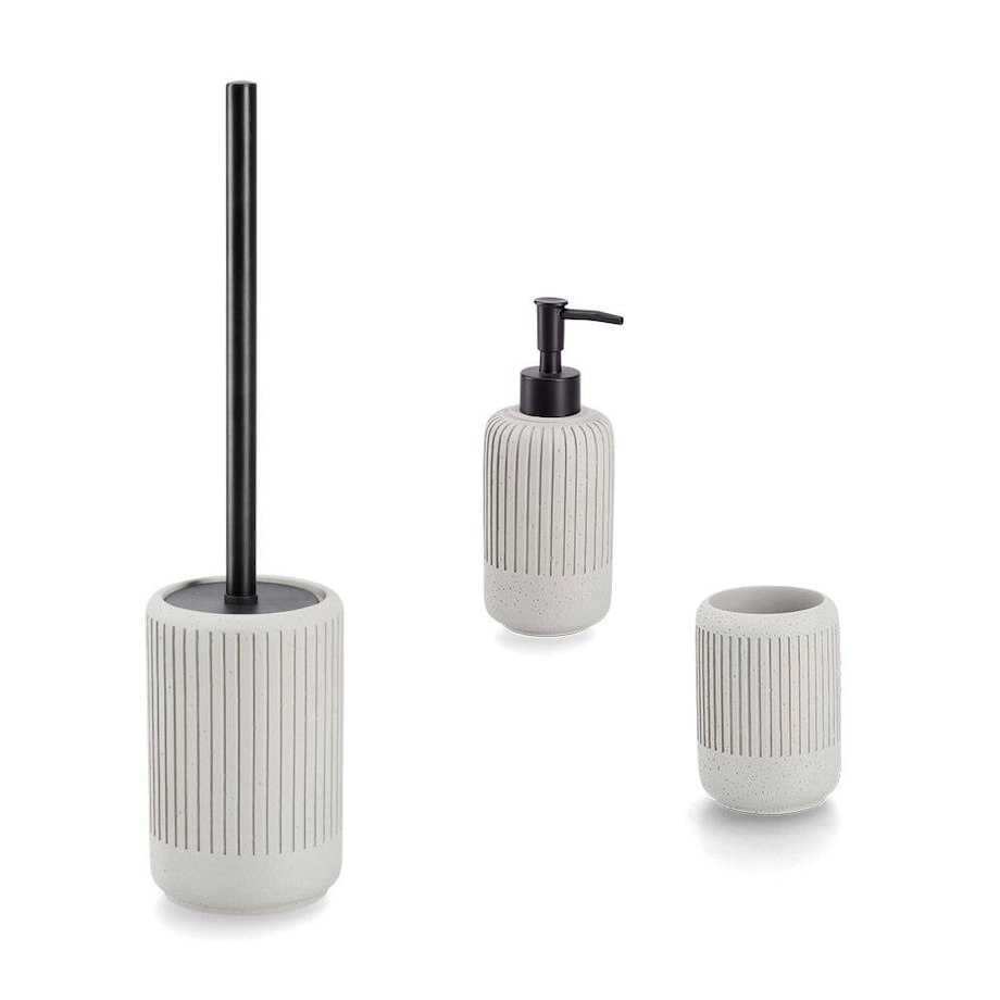 Kubek na szczoteczki CEMENT, Ø 7 cm