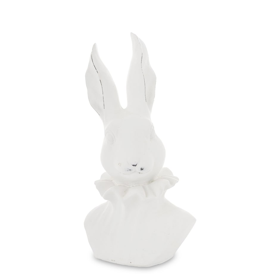 Figurka - popiersie królika 27,5x15x10 cm TORACE - VI biały