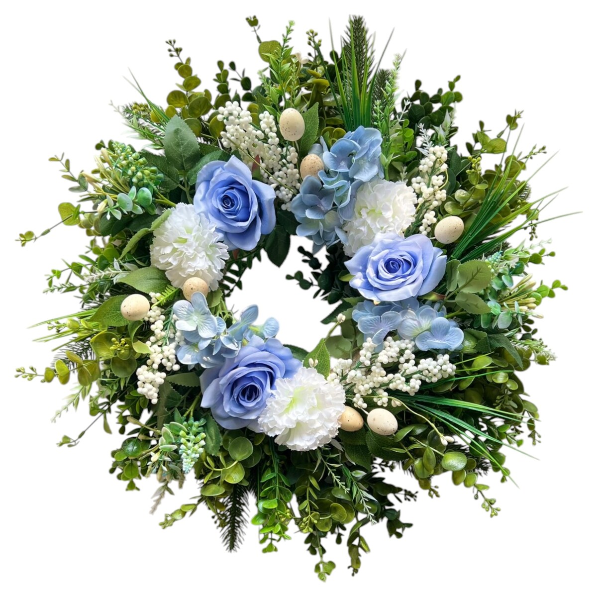 Wiosenny wianek ø 50 cm stroik wielkanocny XXL marie