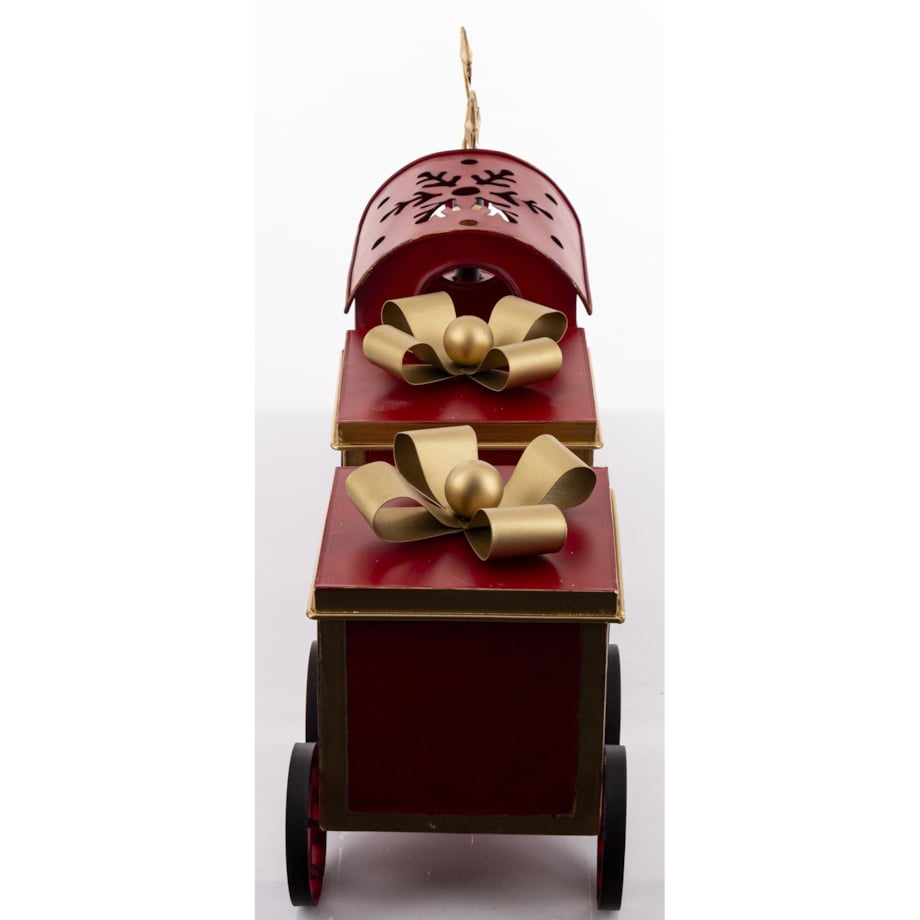 Dekoracja - metalowy pociąg 31x17x76 cm BASEL