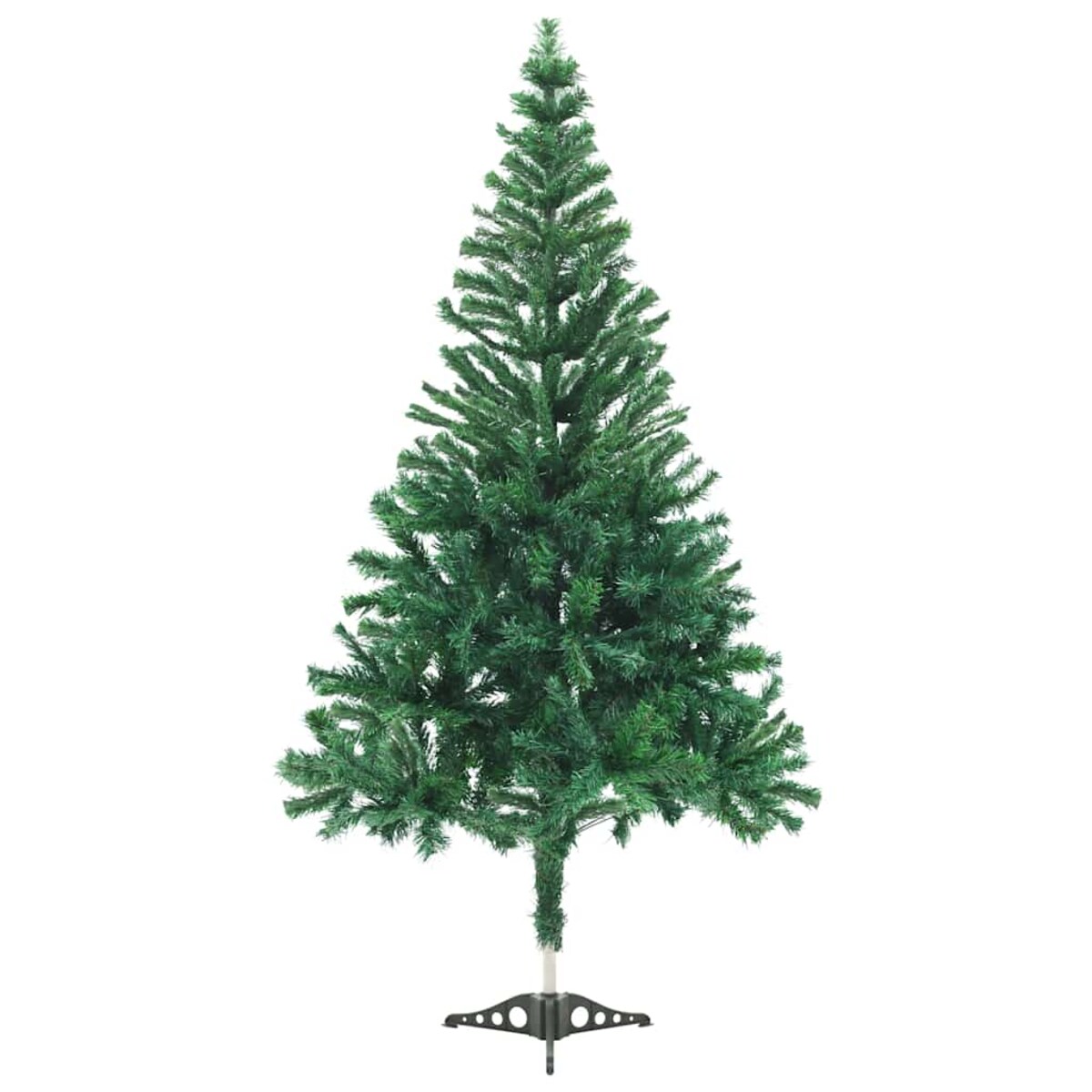 vidaXL Sztuczna choinka z lampkami i bombkami, 120 cm, 230 gałązek