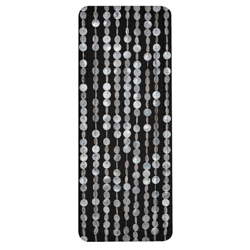 Kleine Wolke Perla Mata antypoślizgowa do wanny 36x92 cm PVC czarny