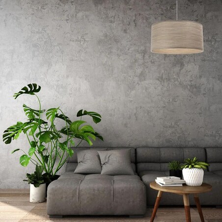 Lampa wisząca NATURAL FIBER 60 ciemnobeżowa