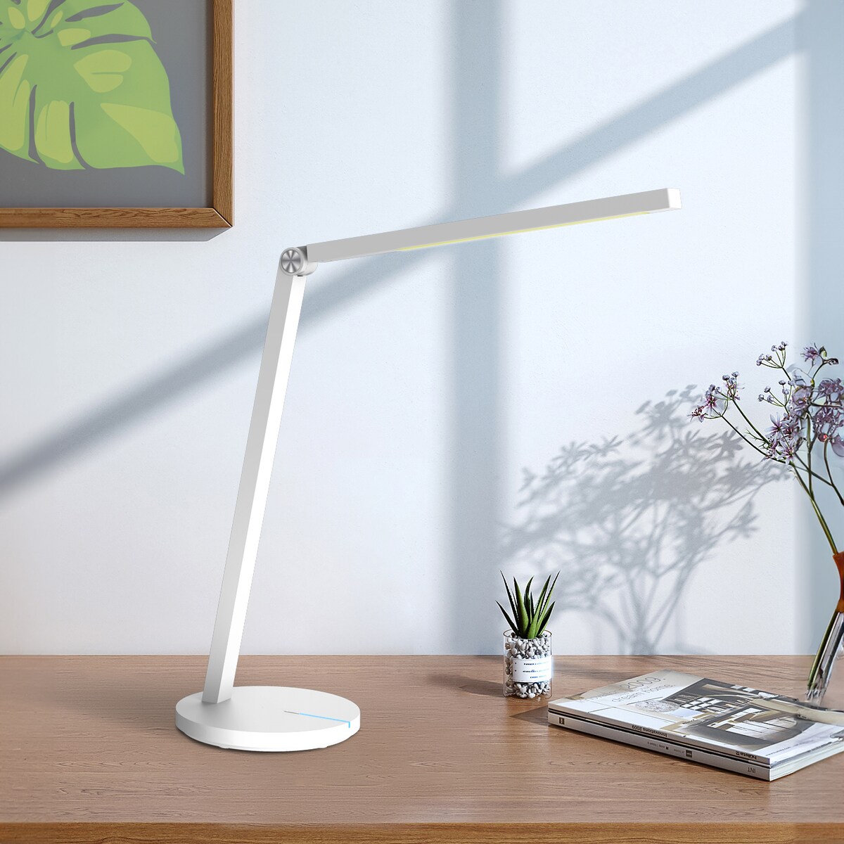 Lampka Biurkowa Led Szkolna Na Biurko Trzy Barwy Do Pracy Dotykowa