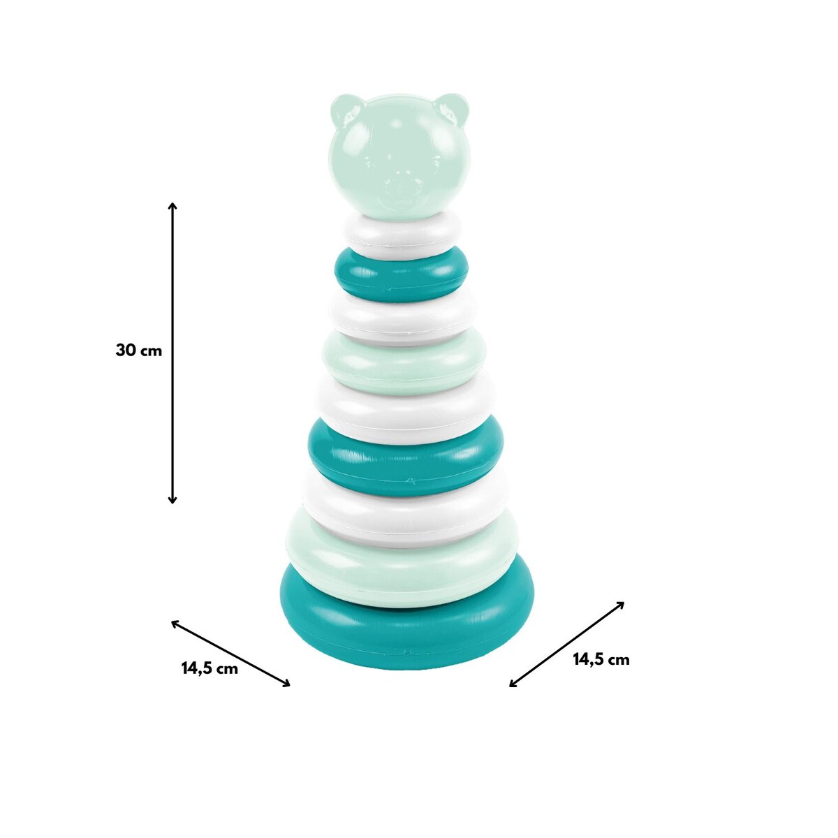 Szmaragdowa Komnata Misiowa piramidka 11 el.