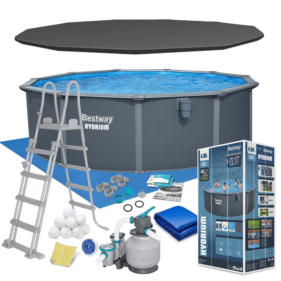 Basen stelażowy Hydrium 488x132 Bestway całoroczny 561CU zestaw