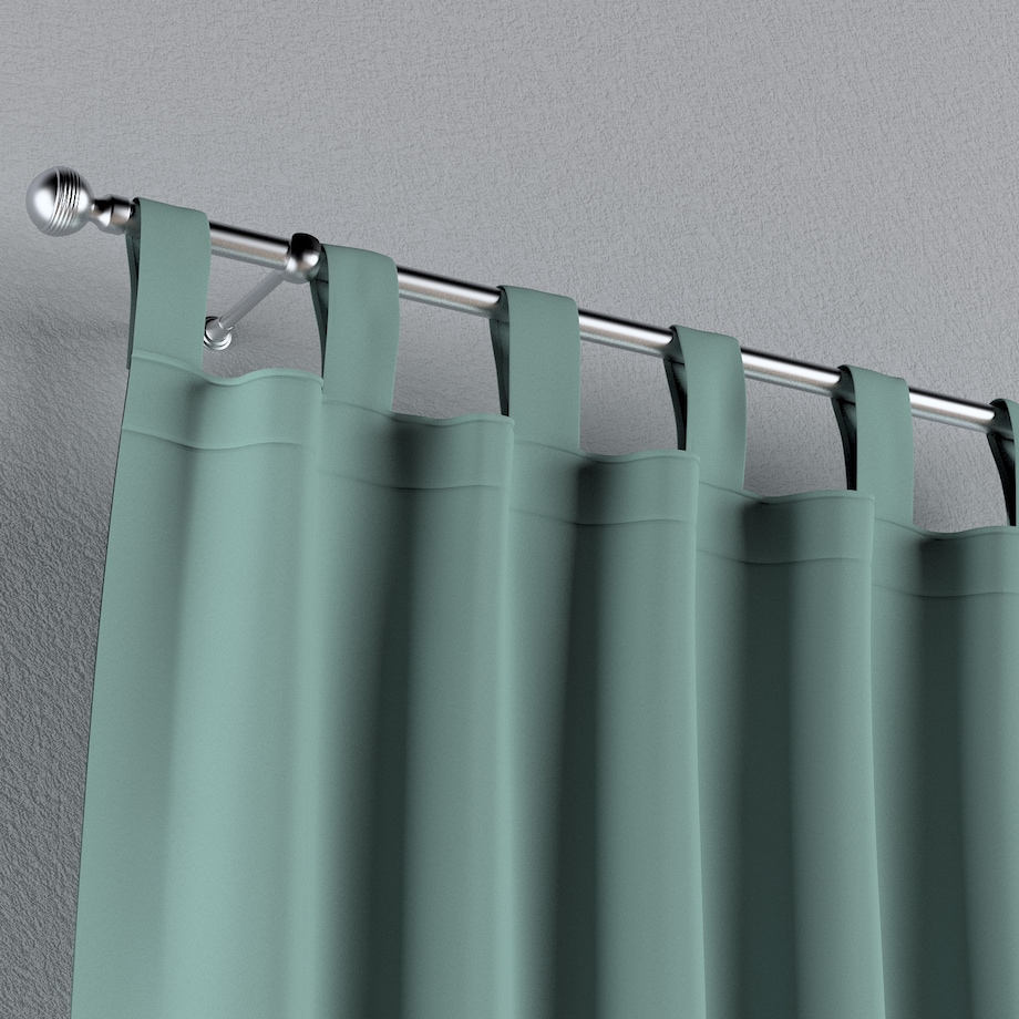 Zasłona na szelkach 1 szt. 130x260 miętowy