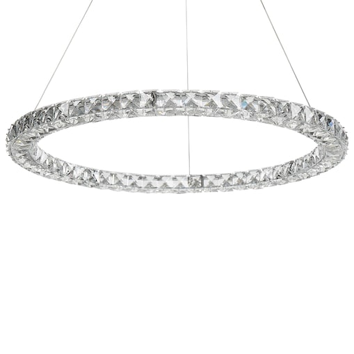 Lampa wisząca LED MAGAT Kryształ Srebrny