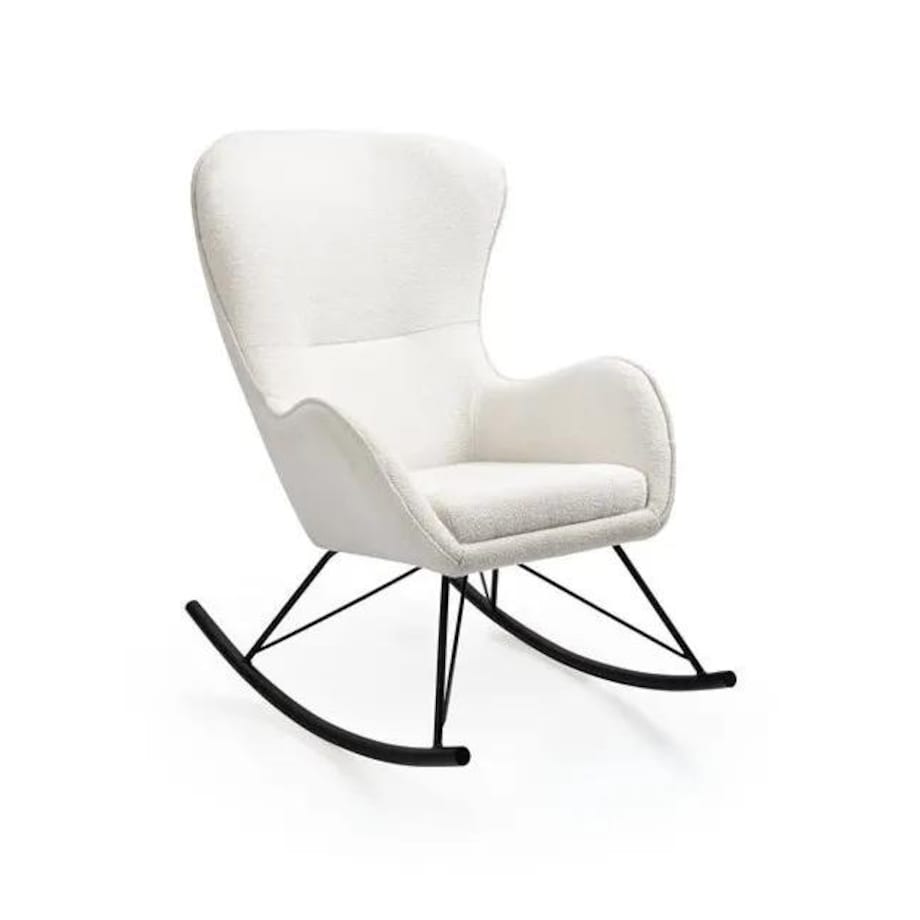 Fotel bujany LIBERTO 3 biały