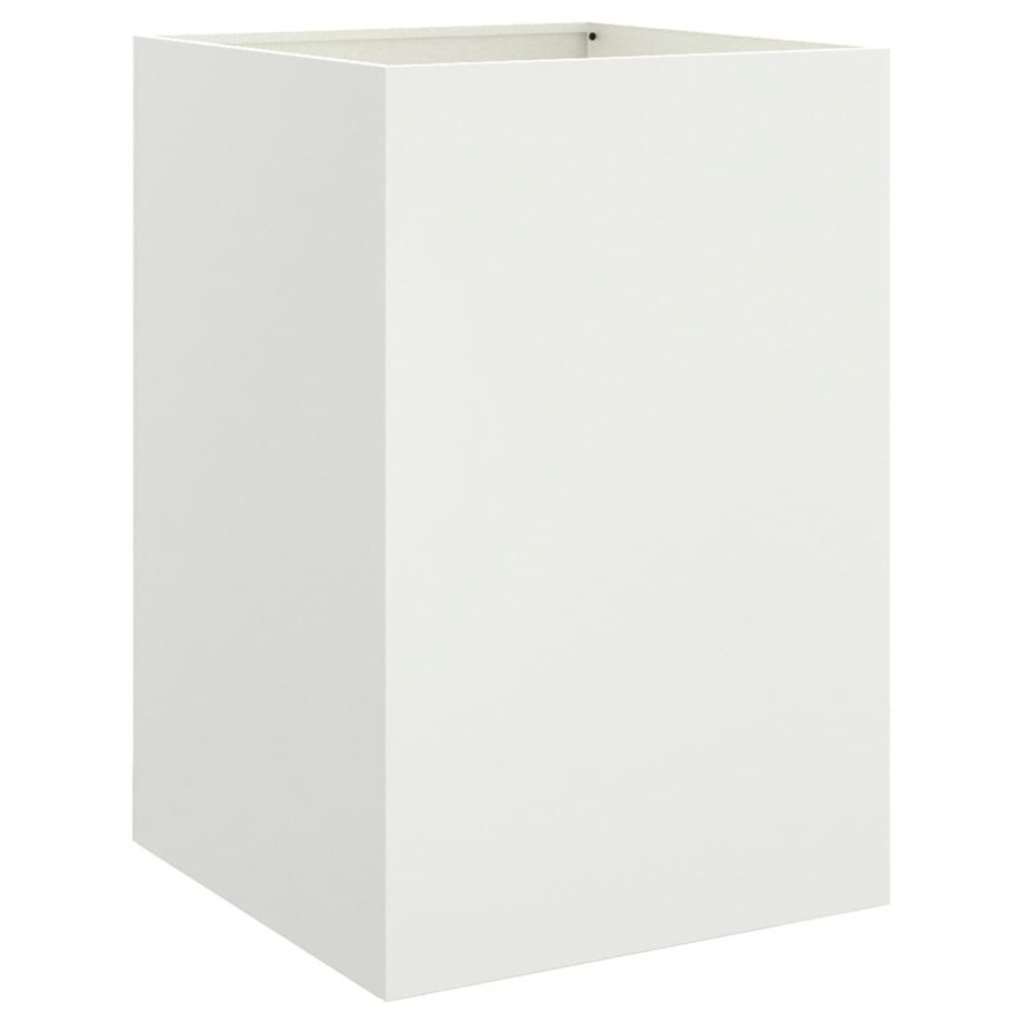 vidaXL Donica, biała, 52x48x75 cm, stal