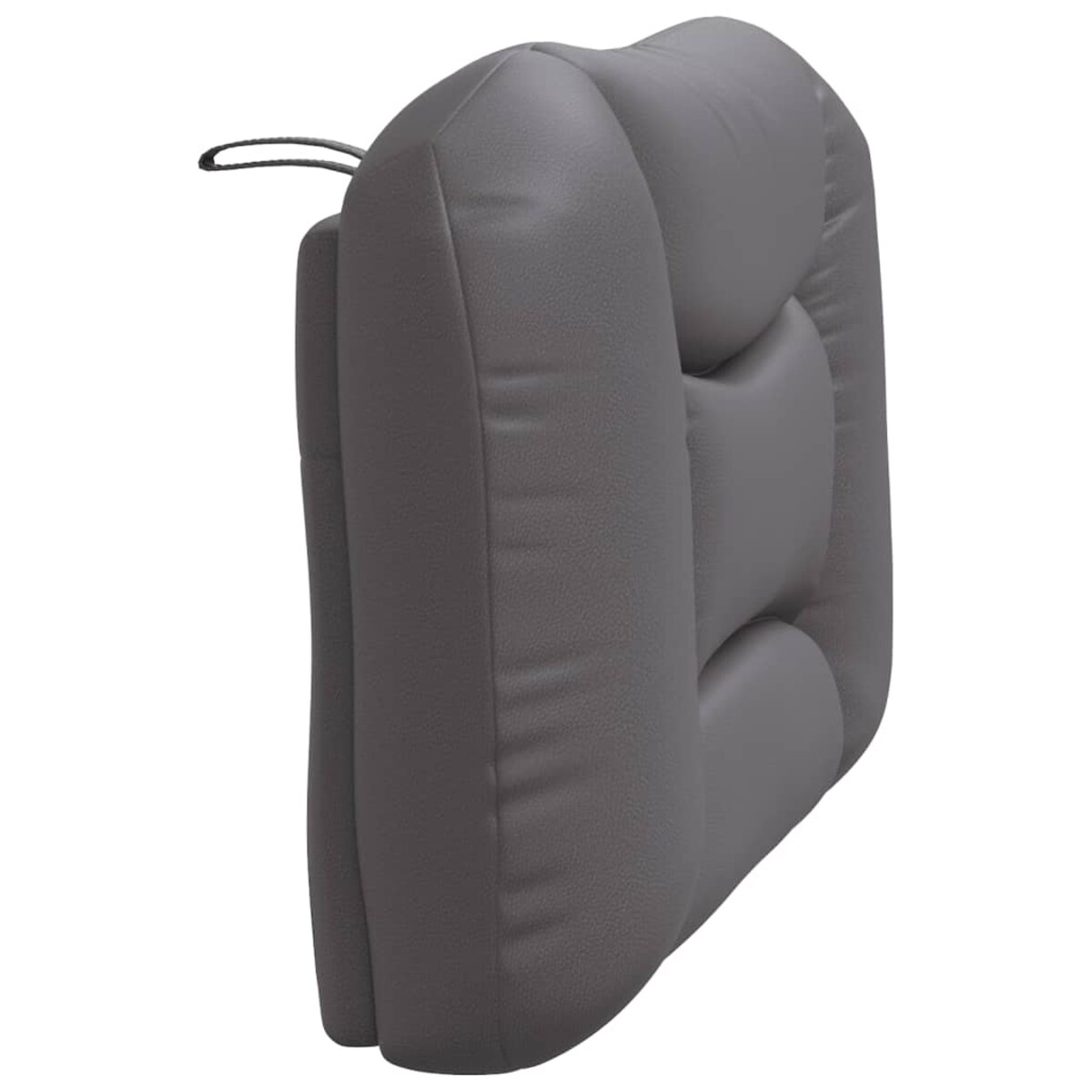 vidaXL Poduszka na wezgłowie, Hvar, szara, 90 cm, sztuczna skóra