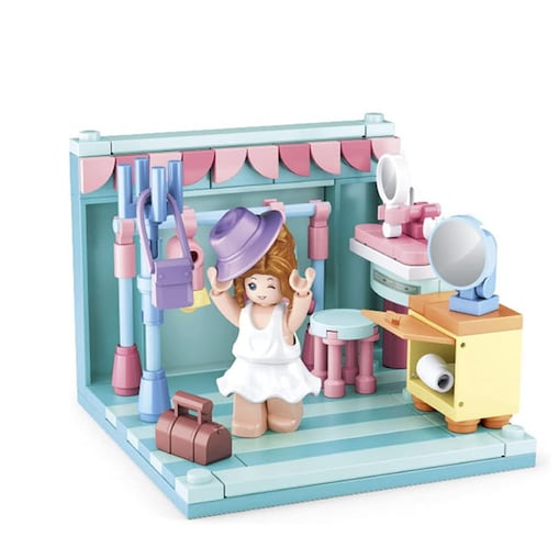 GARDEROBA - mini pokoik klocki - Sluban - 111 elementów