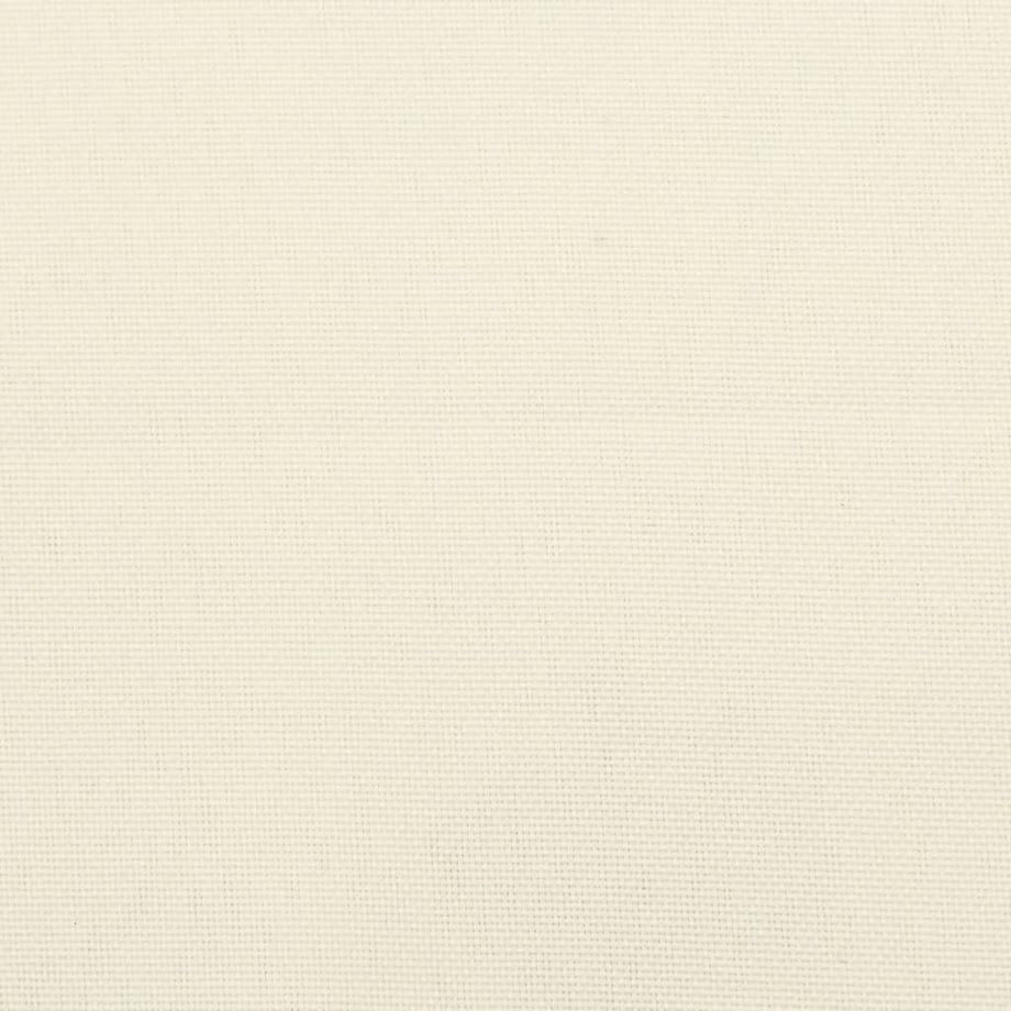 vidaXL Poduszki na krzesła, 2 szt., kremowe, 50x50x7 cm, tkanina