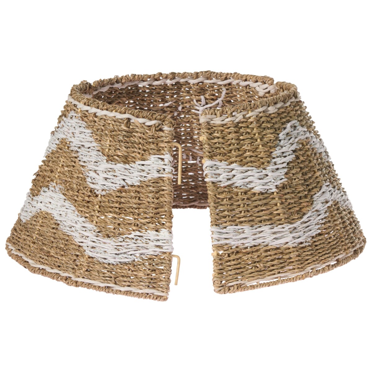 Osłonka pod choinkę HIVER Trawa morska Naturalny 51 cm